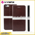 Flip leather case for iphone 6 plus gorgeous PU wallet case